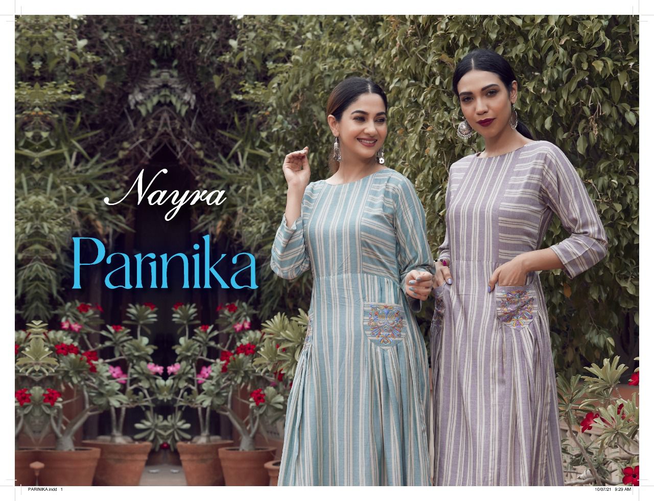 Nayra Parinika Fancy Ethnic Wear Designer Long Kurti Latest Collection